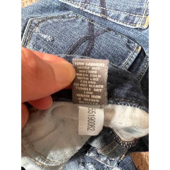 Vintage Abercrombie & Fitch Distressed Jeans Size 6 All Cotton Made in Hong Kong - Picture 5 of 8